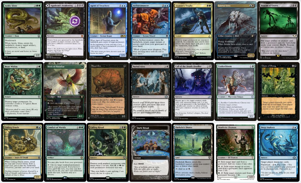 Graveyard Value & Ramp - Tasigur, the Golden Fang - Custom Commander Deck
