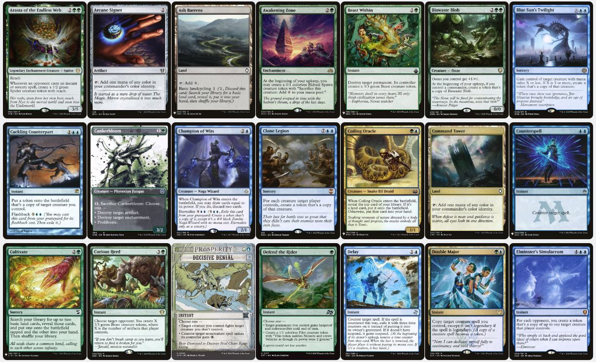 Token Doubling - Adrix and Nev, Twincasters - Custom Commander Deck