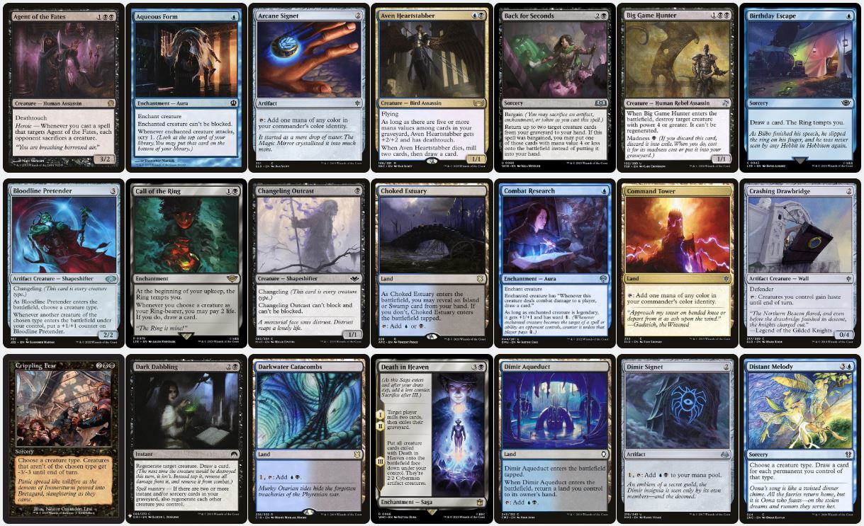 Assassin Tribal - Etrata, Deadly Fugitive - Custom Commander Deck