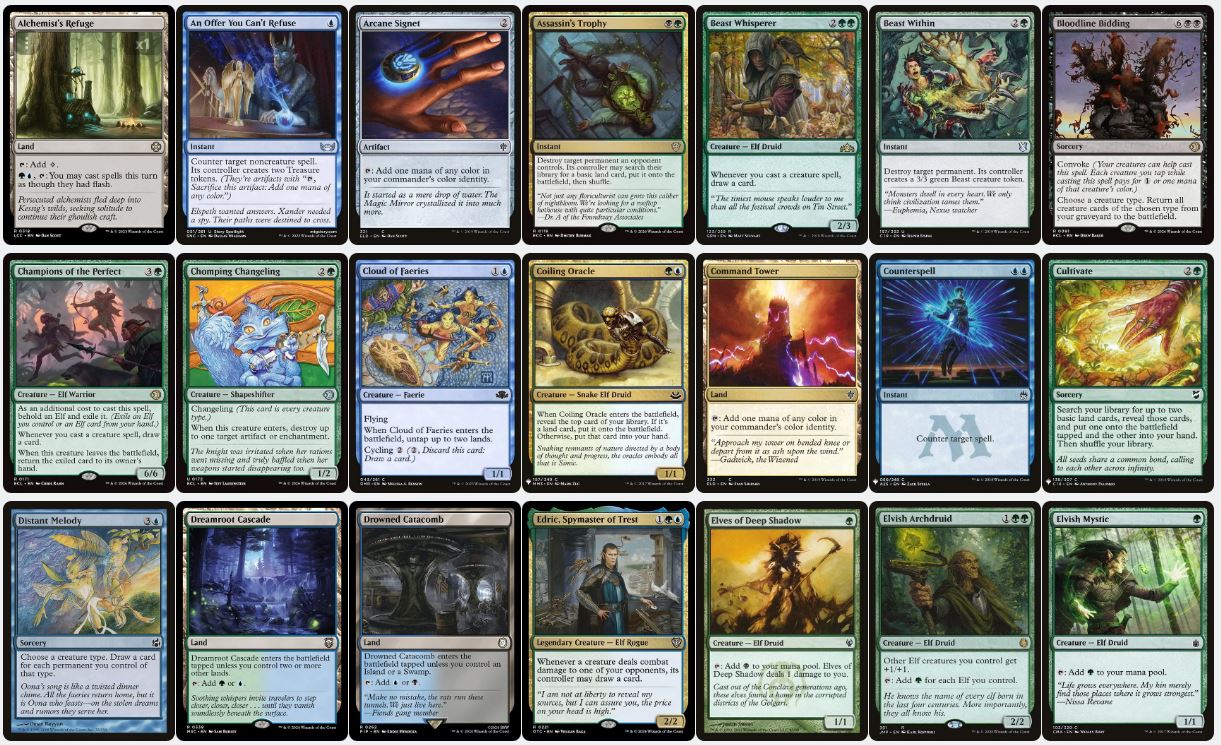Maralen, Fae Ascendant - Custom Commander Deck