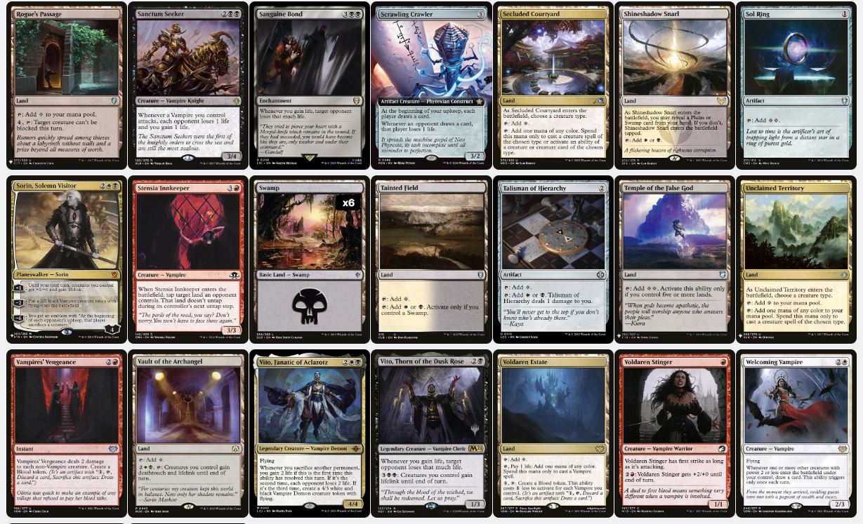Edgar Markov - Custom Commander Deck