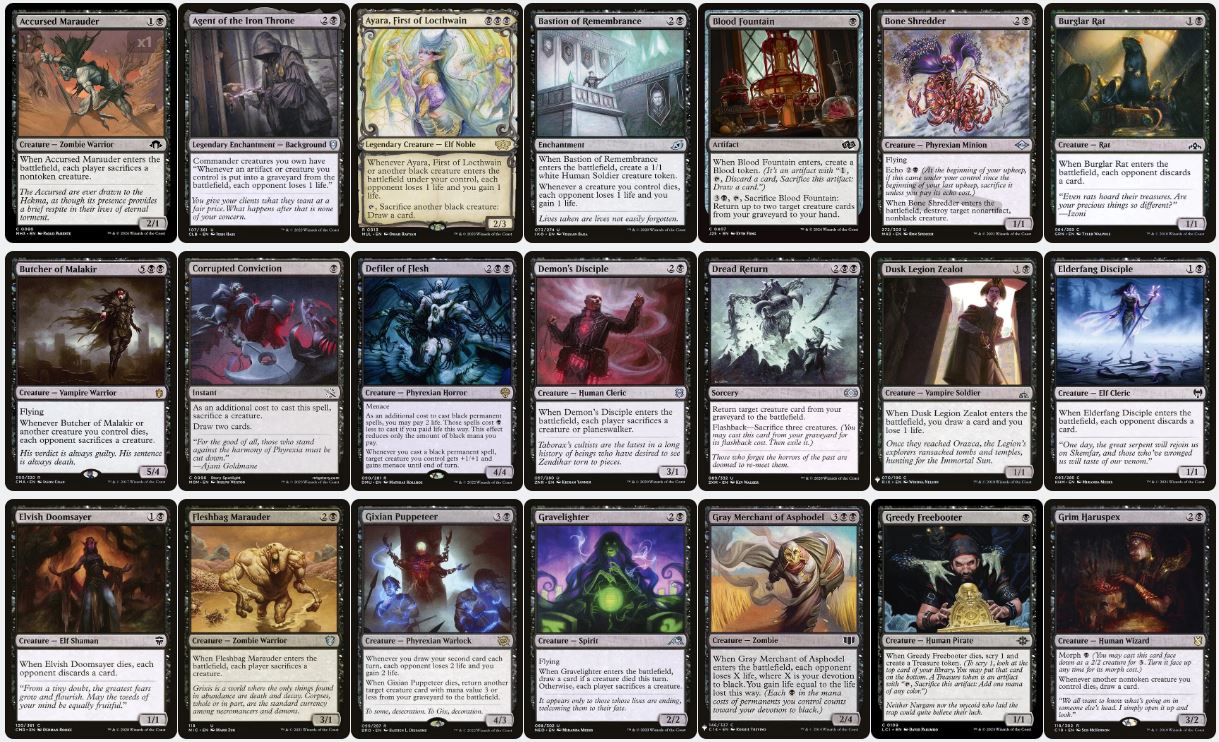 Sacrifice Value & Drain - Braids, Arisen Nightmare - Custom Commander Deck