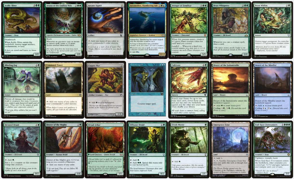 Inga and Esika - Custom Commander Deck