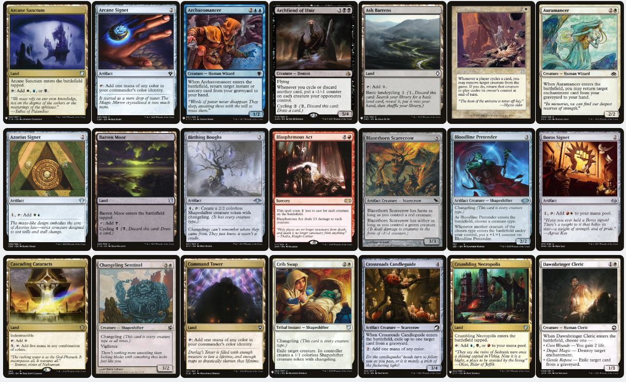 Scarecrow Tribal - Reaper King - Custom EDH Commander Deck