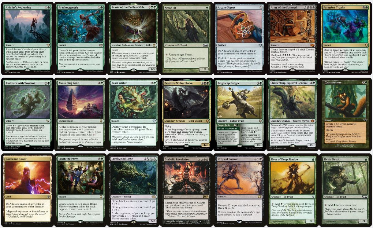 Witherbloom, the Balancer - Custom EDH Commander Deck