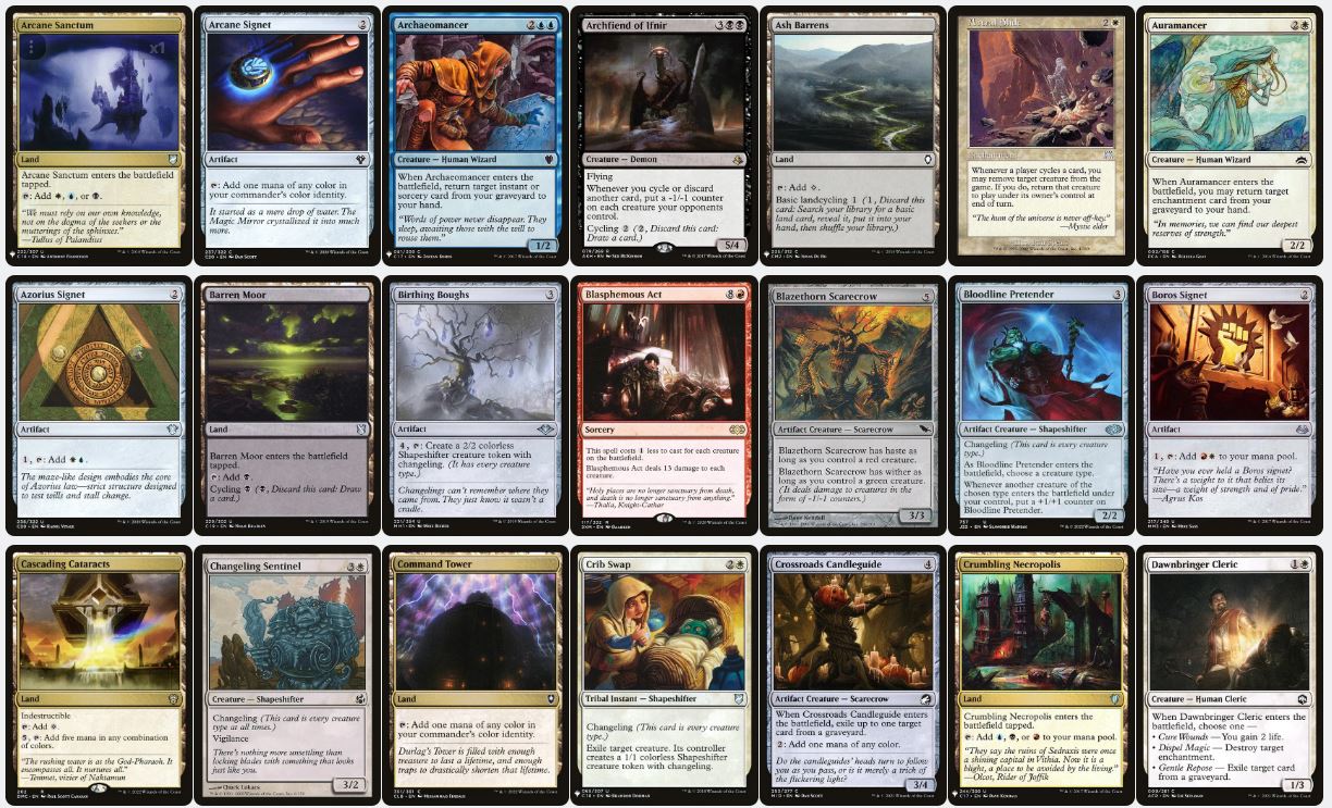 Scarecrow Tribal - Reaper King - Custom EDH Commander Deck