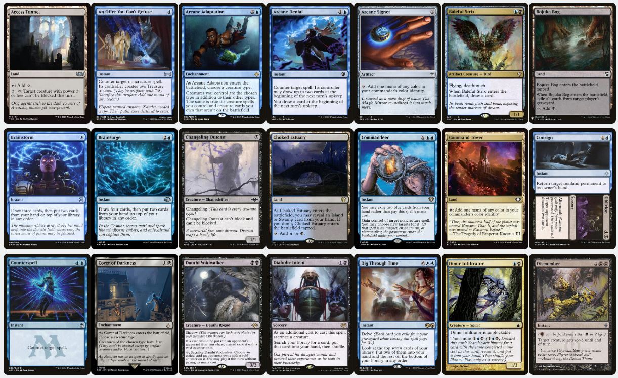 Yuriko, the Tiger's Shadow - Custom EDH Commander Deck