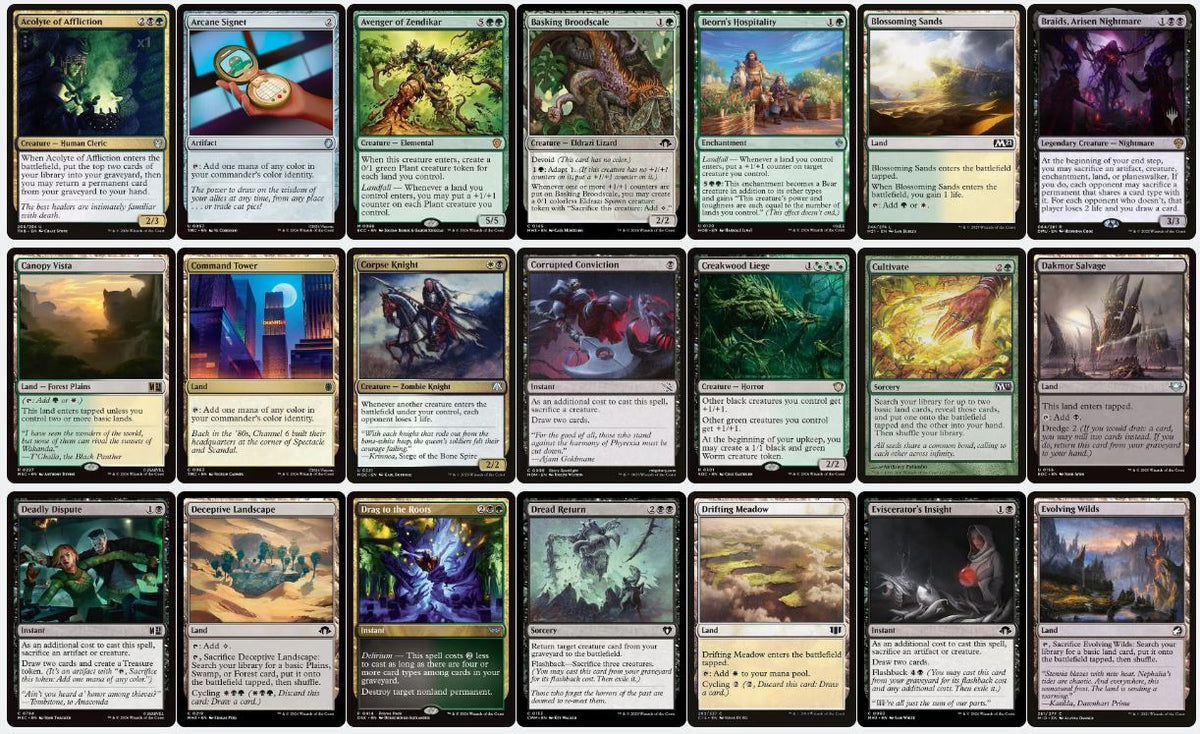 The Necrobloom - Custom Commander Deck