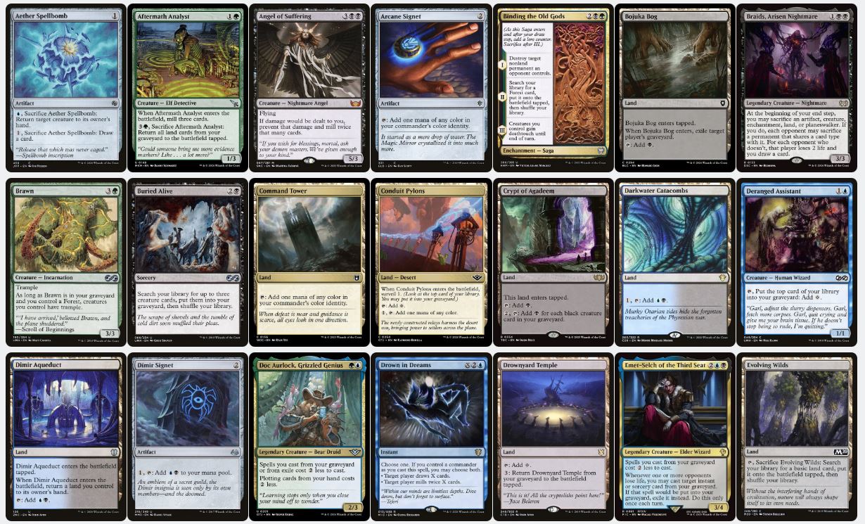 Muldrotha, the Gravetide - Custom Commander Deck
