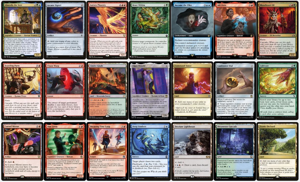 Unconventional Casting & Tempo Control - The Thirteenth Doctor - Custom Commander Deck