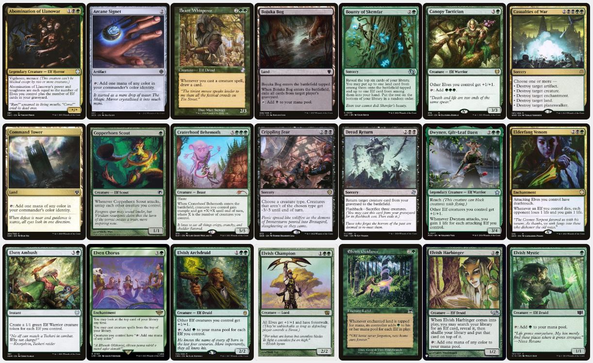 Lathril, Blade of the Elves - Custom EDH Commander Deck