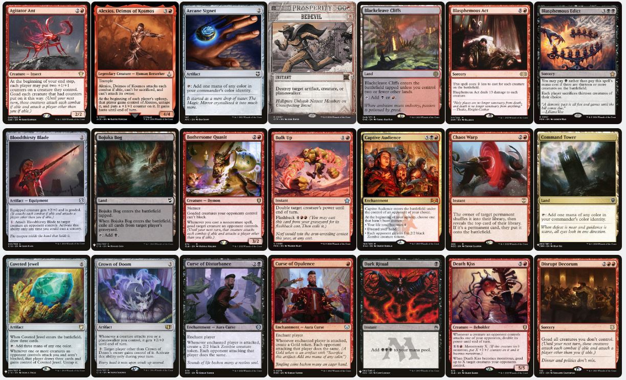 Xantcha, Sleeper Agent - Custom Commander Deck