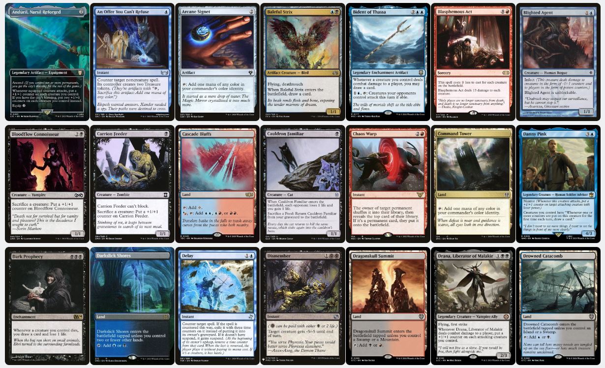 Marchesa, the Black Rose - Custom Commander Deck
