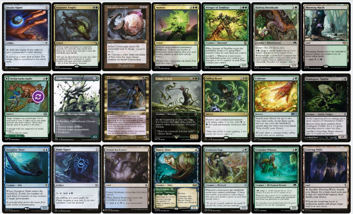 Token Proliferation & Infect - Xavier Sal, Infested Captain - Custom EDH Commander Deck