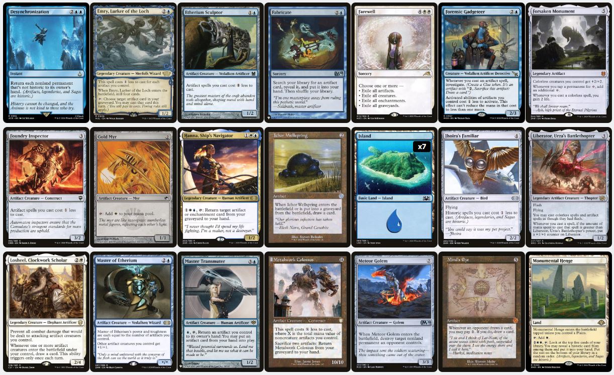 Artifacts - Urza, Prince of Kroog - Custom Commander Deck
