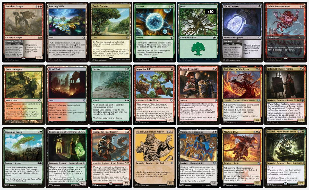 Korvold, Fae-Cursed King - Custom Commander Deck