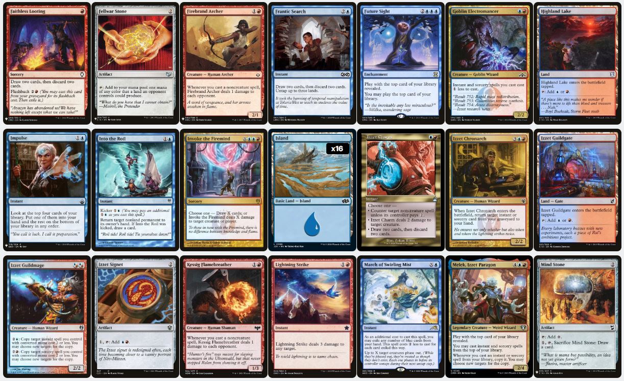 Card Draw & Infinite Damage Combo - Niv-Mizzet, Parun - Custom EDH Commander Deck