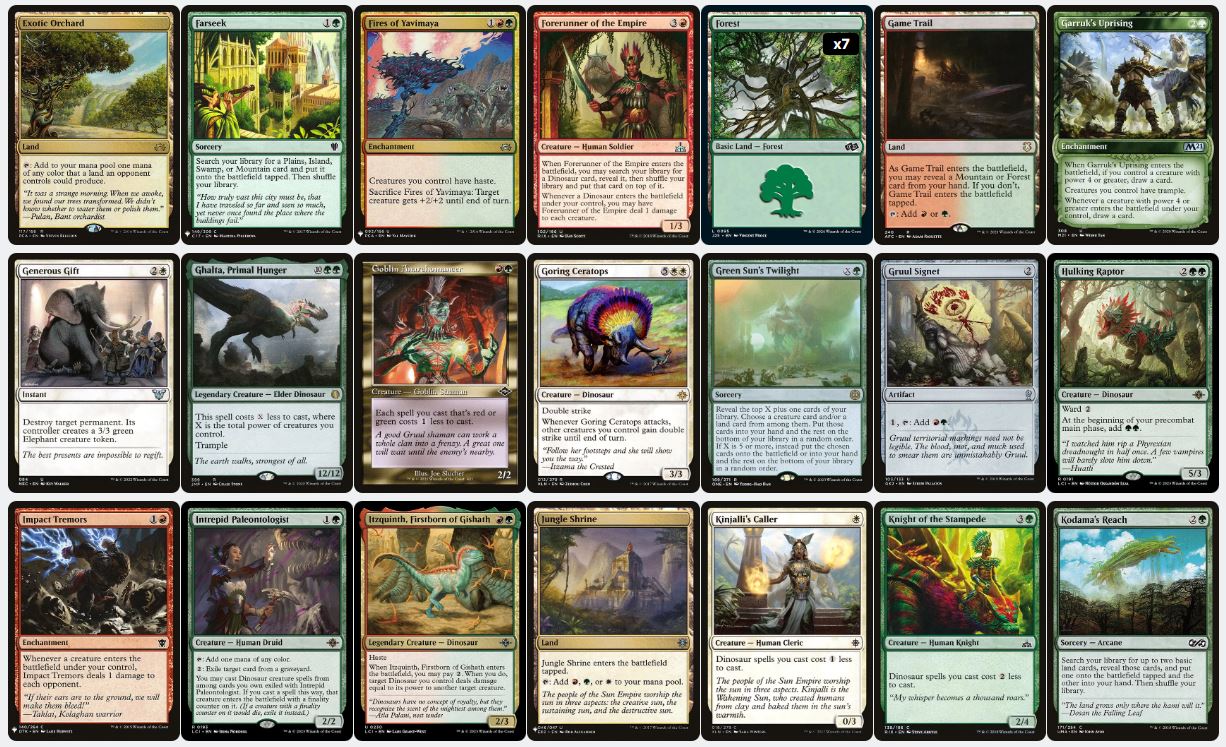 mtg commander decks builder JESKAI RAUGRIN Blue/Red/White Deck Starter Pack Kit I updated my tool that