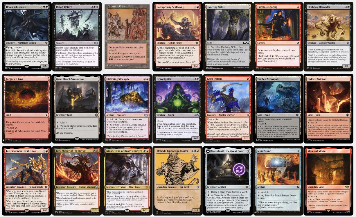 Sacrifice & Punishment - Zoyowa Lava-Tongue - Custom EDH Commander Deck