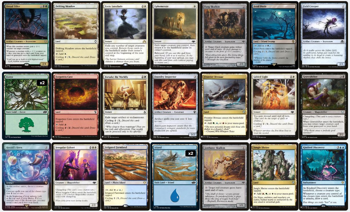 Scarecrow Tribal - Reaper King - Custom EDH Commander Deck