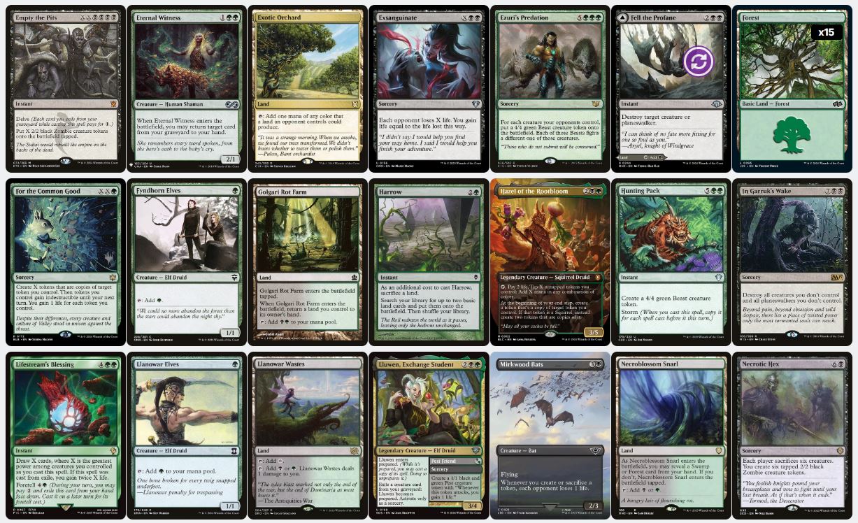Witherbloom, the Balancer - Custom EDH Commander Deck