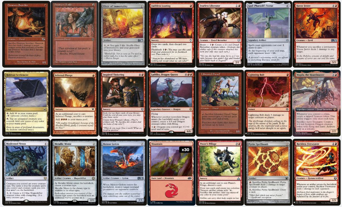Magda, Brazen Outlaw - Custom EDH Commander Deck