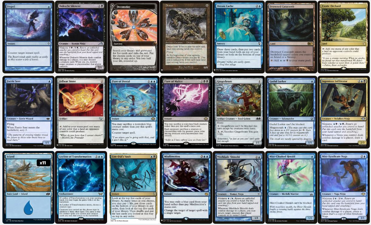 Yuriko, the Tiger's Shadow - Custom EDH Commander Deck