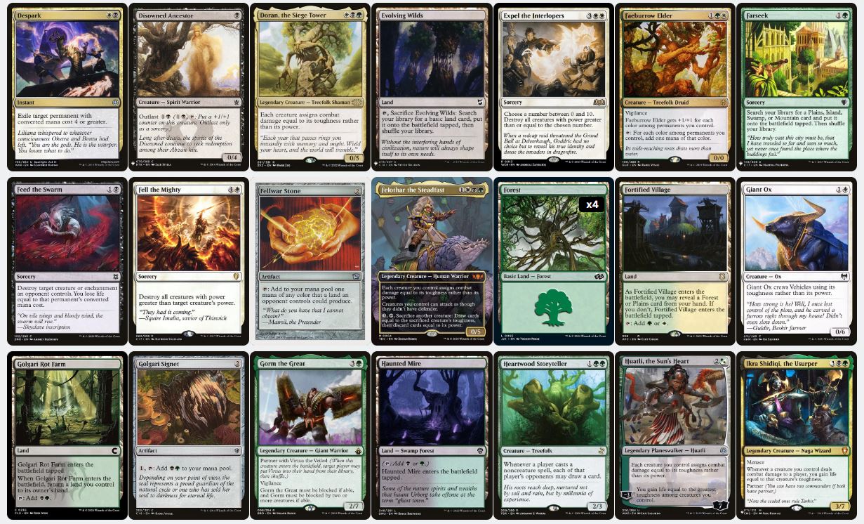 Doran, Besieged by Time - Custom Commander Deck