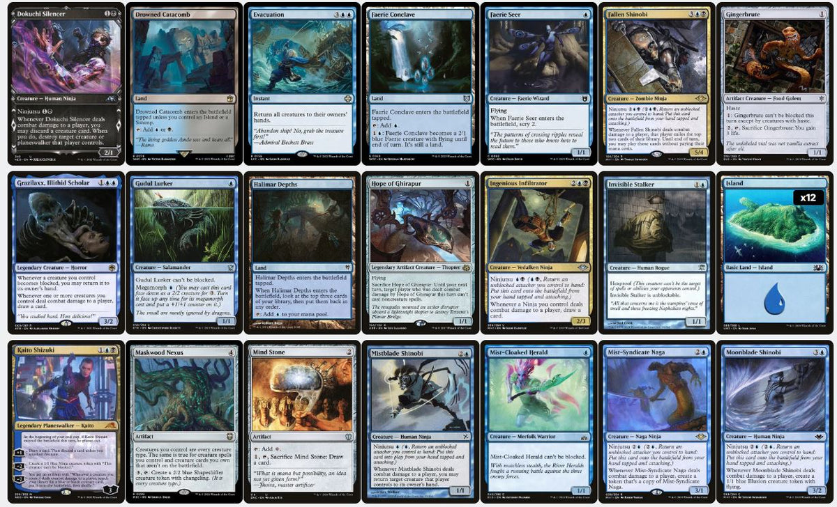 Yuriko the Tigers Shadow - Custom EDH Commander Deck