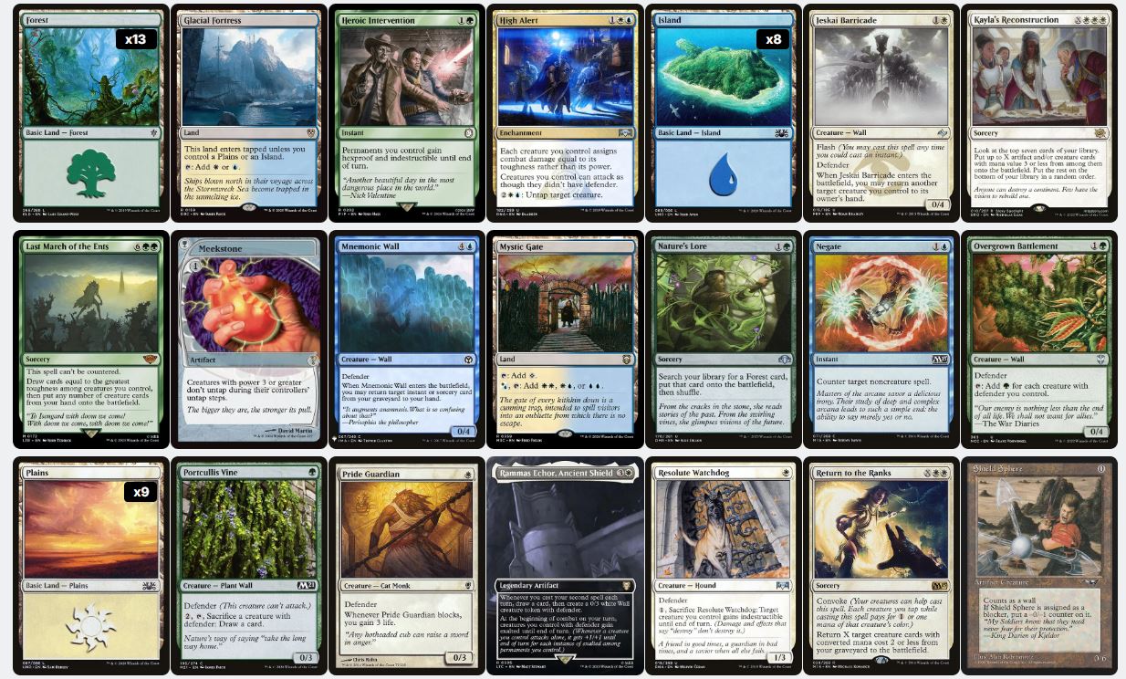 Arcades, the Strategist - Custom Commander Deck