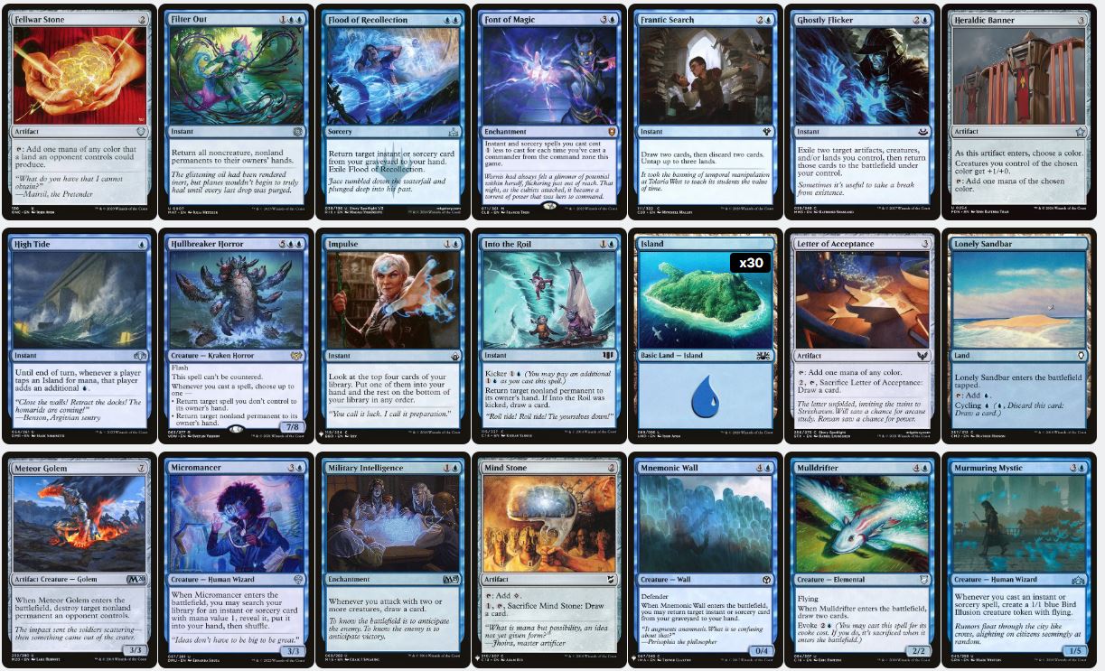 Spellslinger Drake Swarm - Talrand, Sky Summoner - Custom Commander Deck