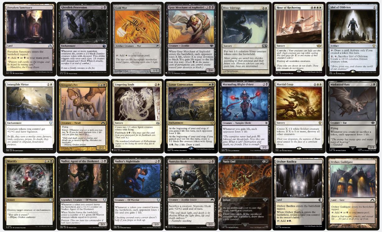 Aristocrats & Drain Control - Denethor, Ruling Steward - Custom Commander Deck