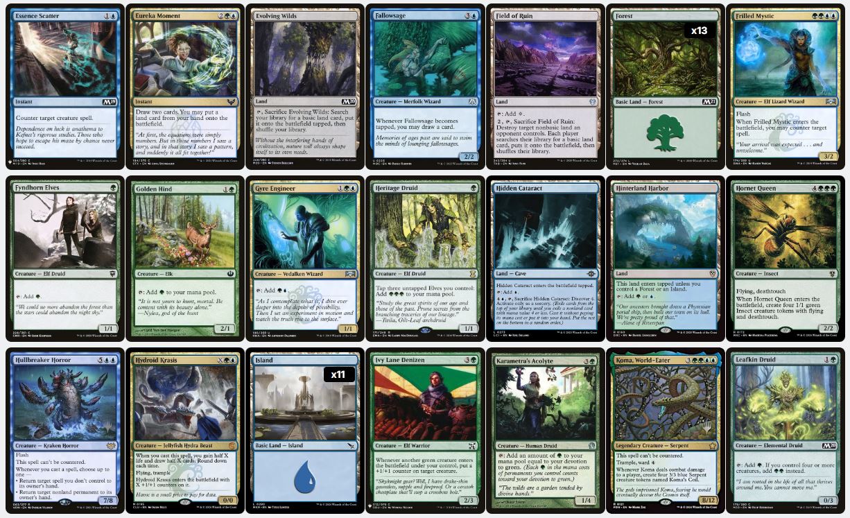 Inga and Esika - Custom Commander Deck