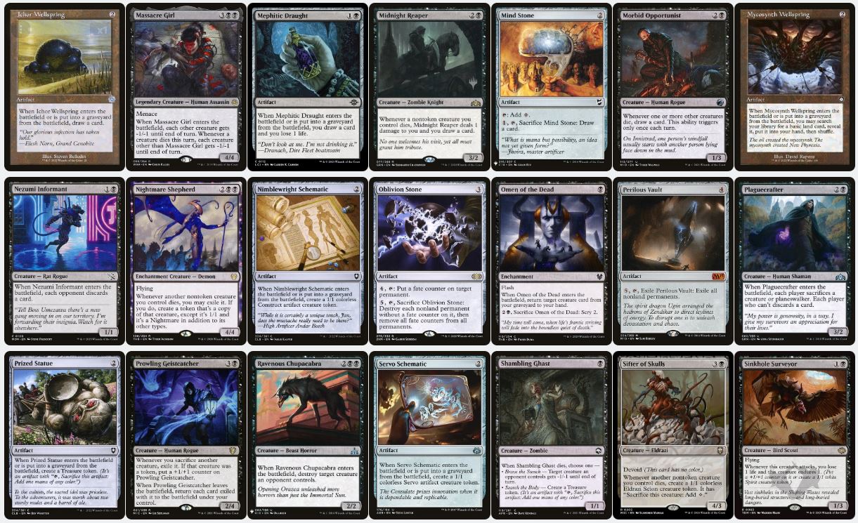 Sacrifice Value & Drain - Braids, Arisen Nightmare - Custom Commander Deck