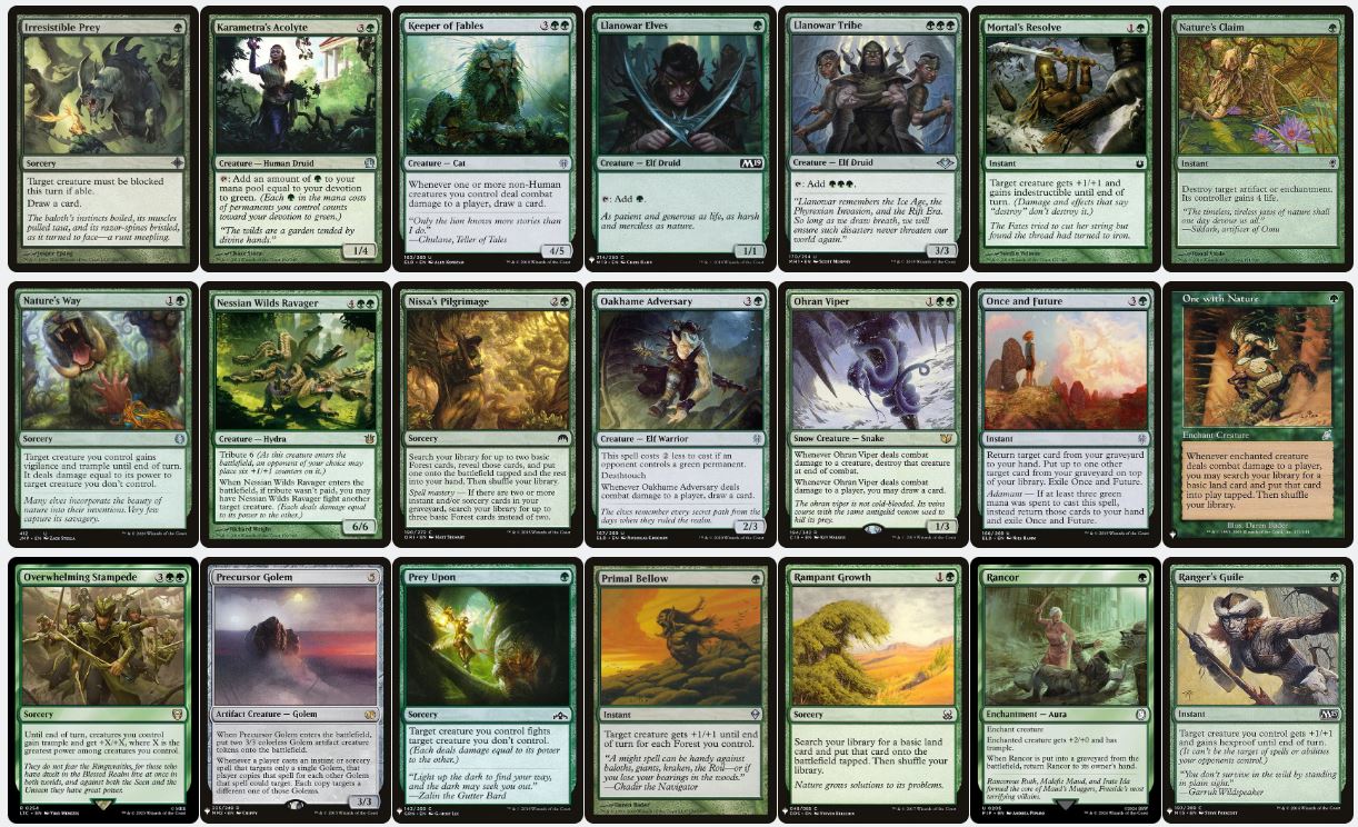 Mono-Green Hydra - Gargos, Vicious Watcher - Custom Commander Deck
