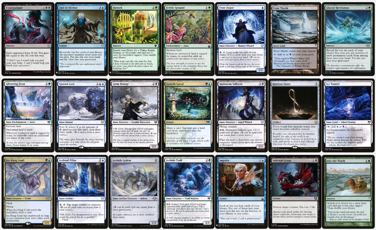 Snow Synergy & Resource Control - Jorn, God of Winter - Custom Commander Deck