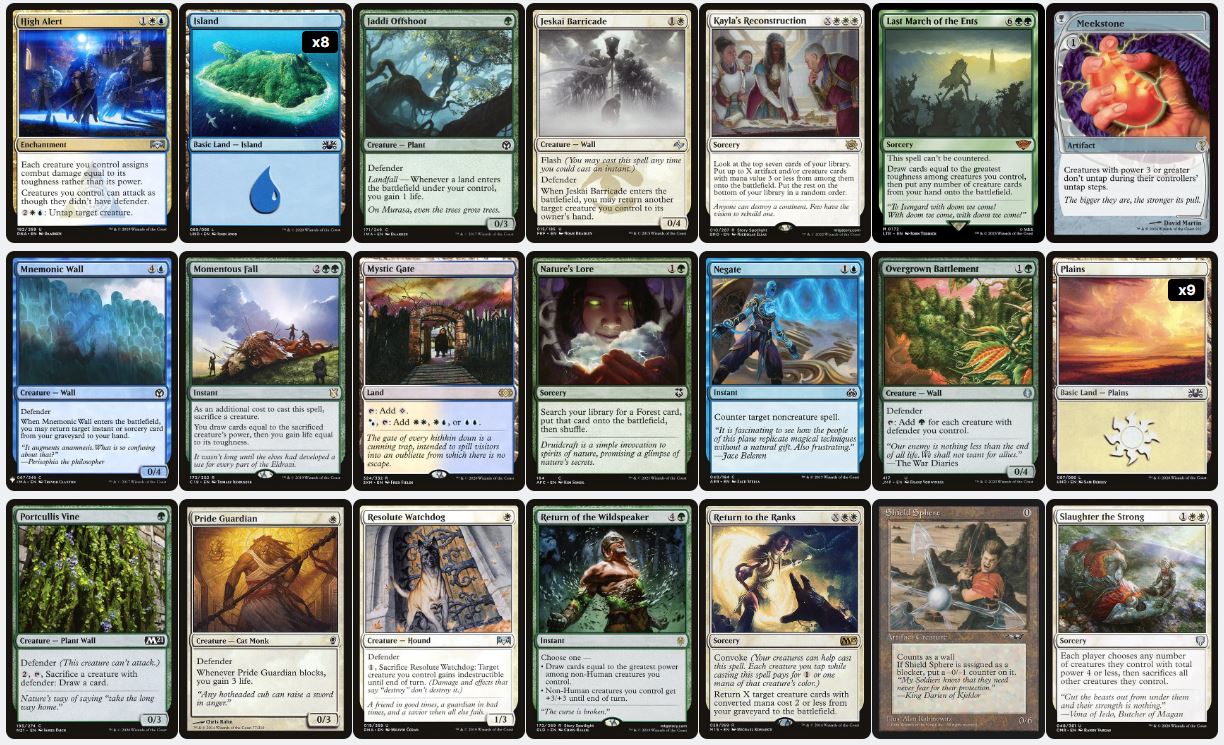 Defender Aggression & Card Advantage - Arcades, the Strategist - Custom Commander Deck