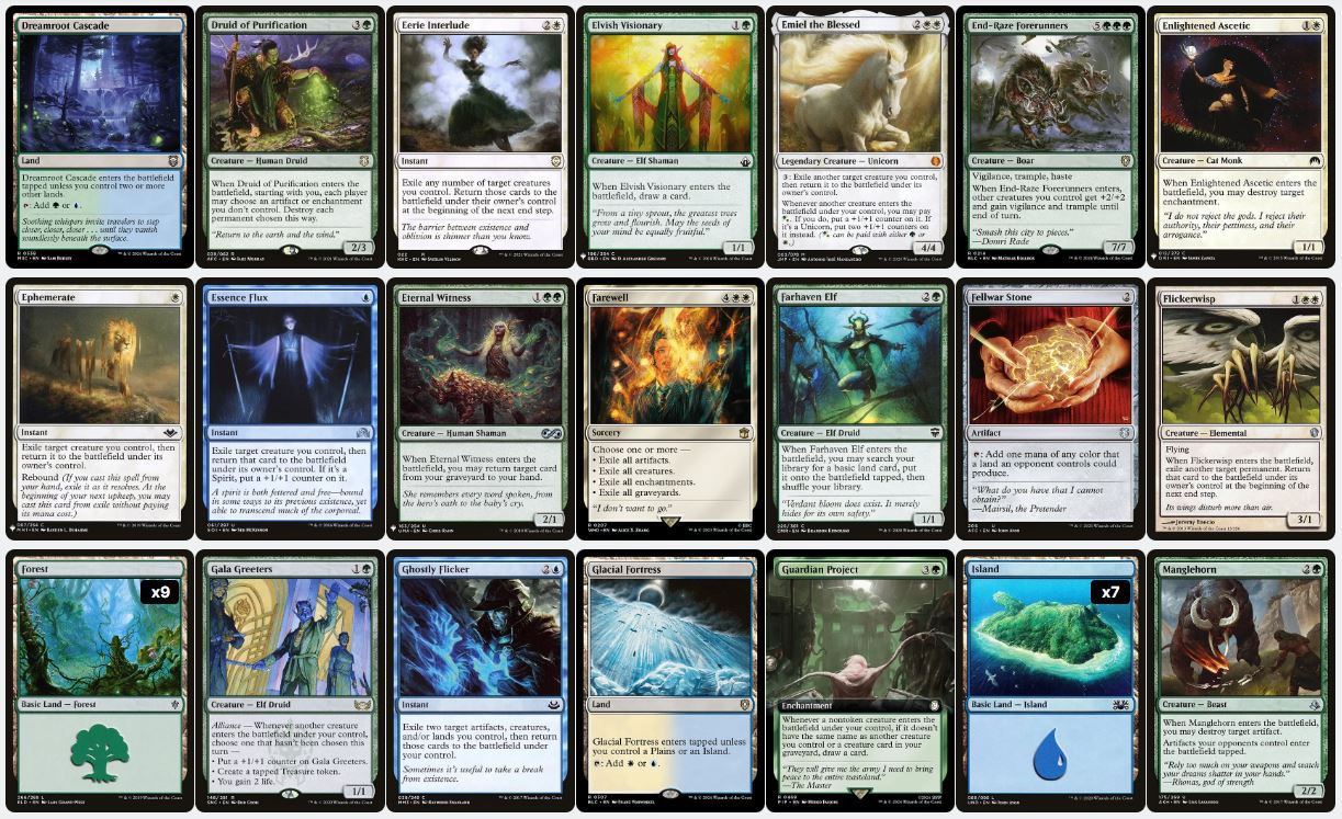 Blink Value & ETB - Galadriel, Light of Valinor - Custom EDH Commander Deck