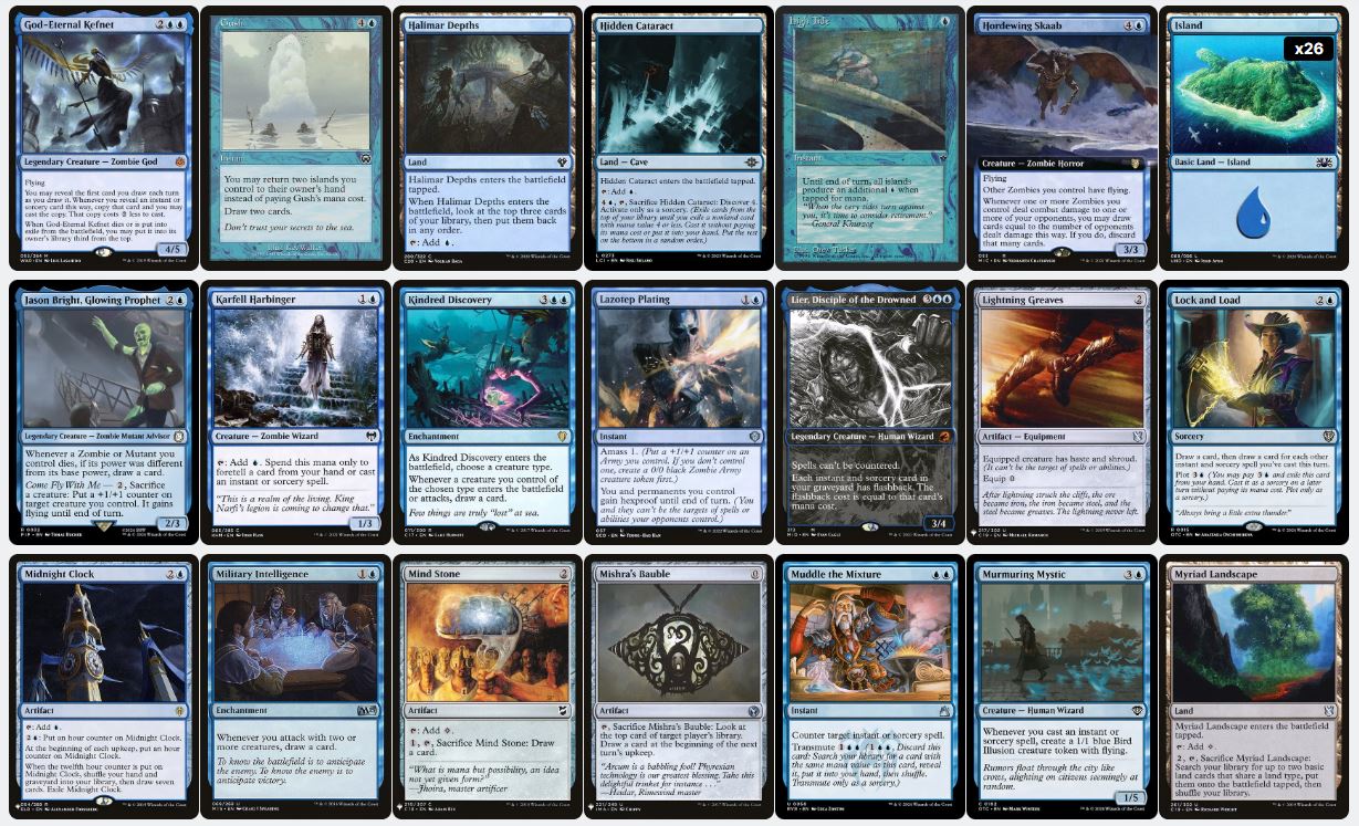 Relentless Zombie Horde - Geralf, the Fleshwright - Custom EDH Commander Deck