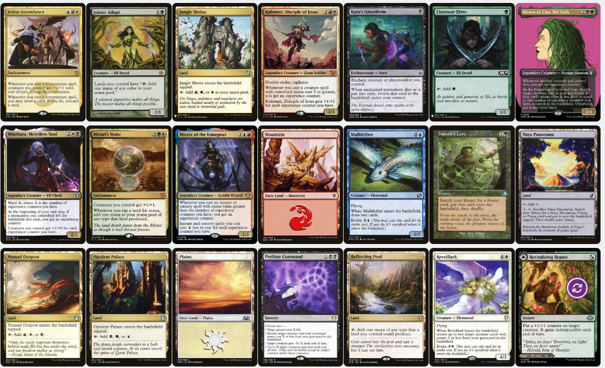 5-Color Enchantress Control - Ramos, Dragon Engine - Custom Commander Deck