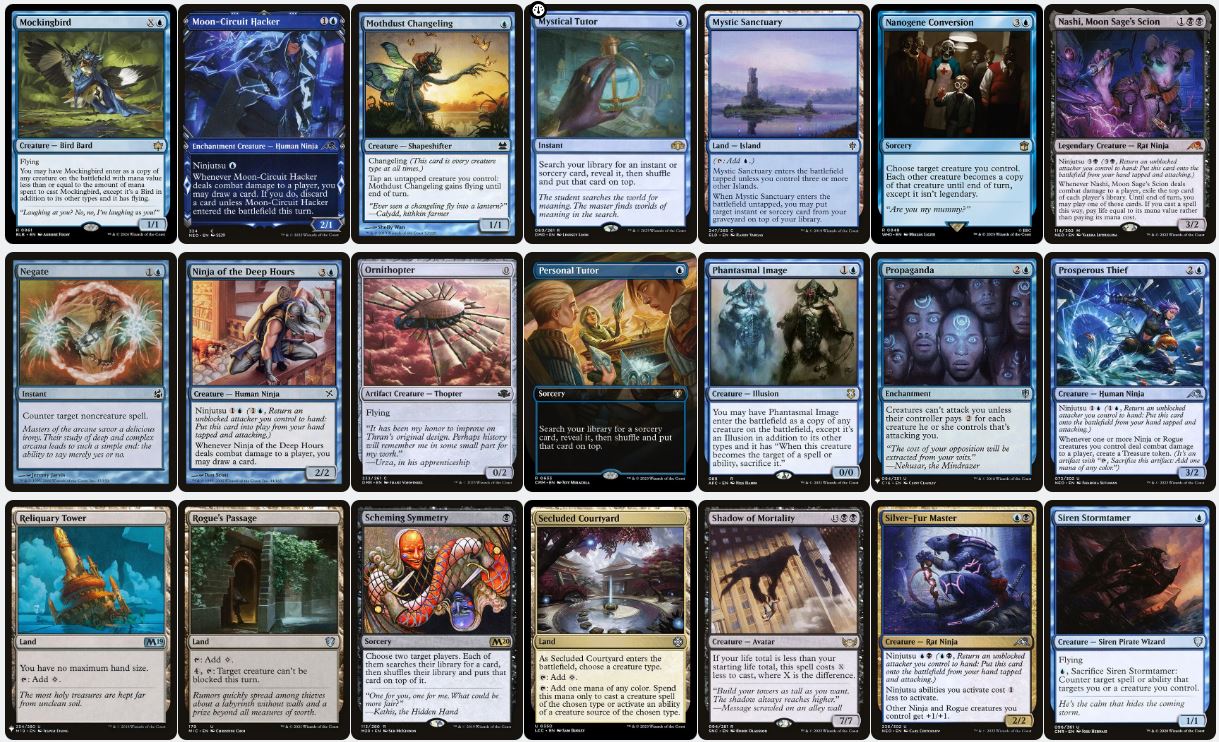 Yuriko, the Tiger's Shadow - Custom EDH Commander Deck
