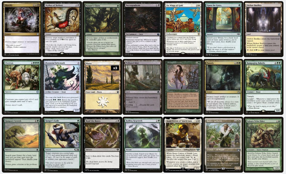 The Necrobloom - Custom Commander Deck