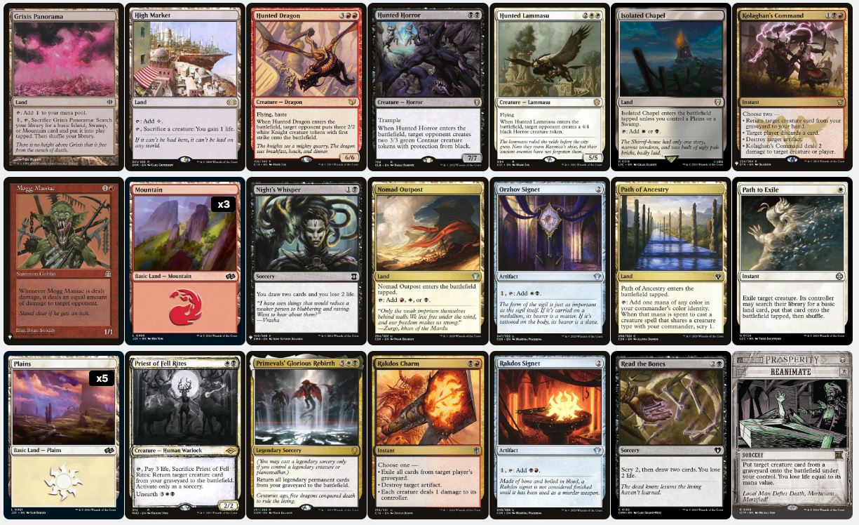 Piru, the Volatile - Custom EDH Commander Deck