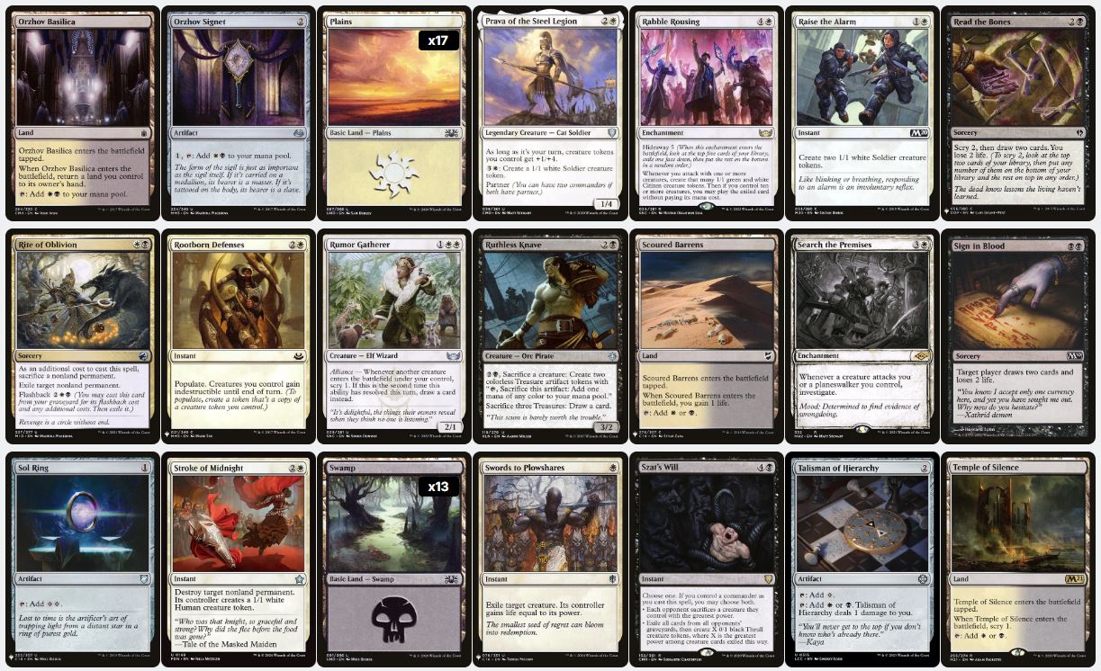 Token Engine & Aristocrats - Thalisse, Reverent Medium - Custom Commander Deck