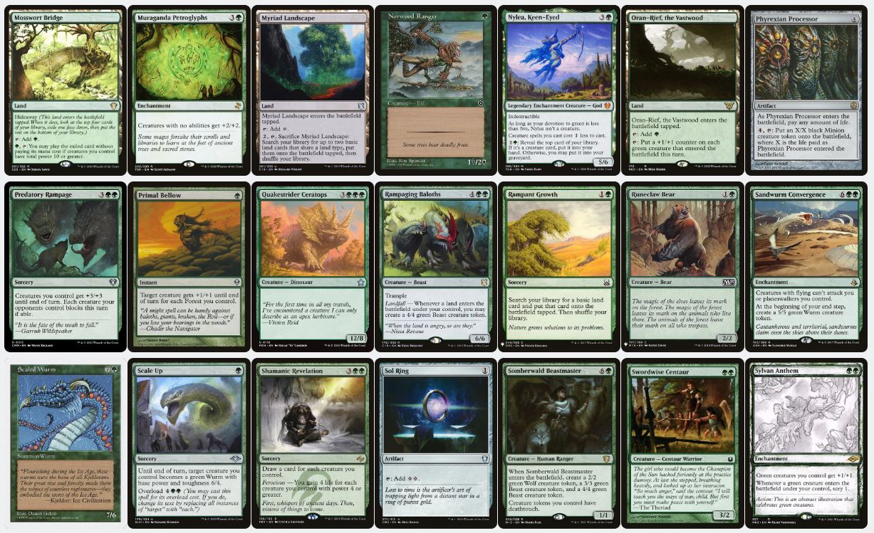 Vanilla Creature Aggro - Ruxa, Patient Professor - Custom Commander Deck