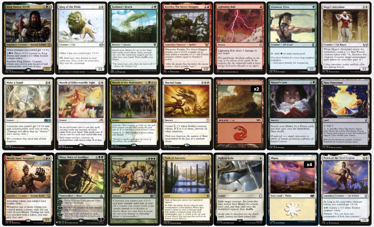 Token Aggro - Jinnie Fay, Jetmir's Second - Custom Commander Deck