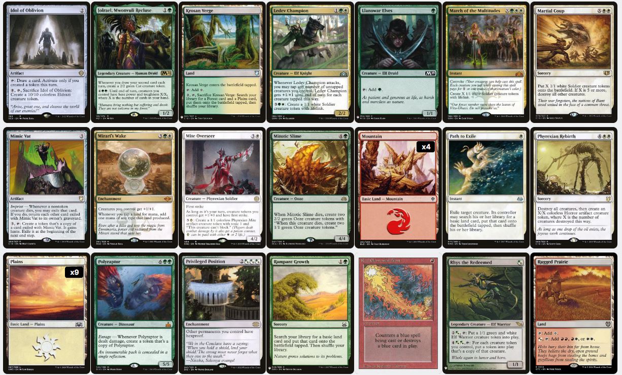 Token Swarm & Populate - Ghired, Conclave Exile - Custom Commander Deck