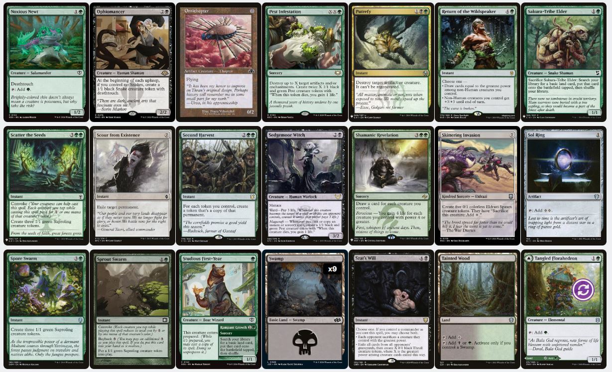 Witherbloom, the Balancer - Custom EDH Commander Deck