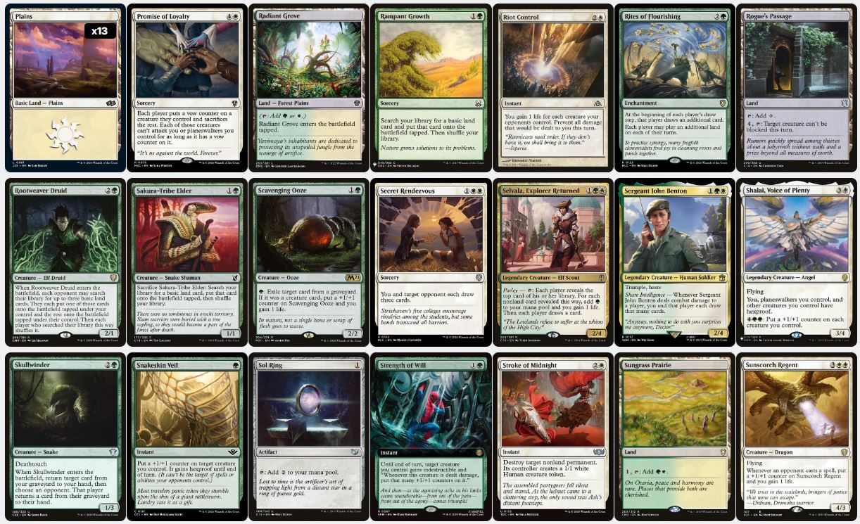 Gluntch, the Bestower - Custom Commander Deck