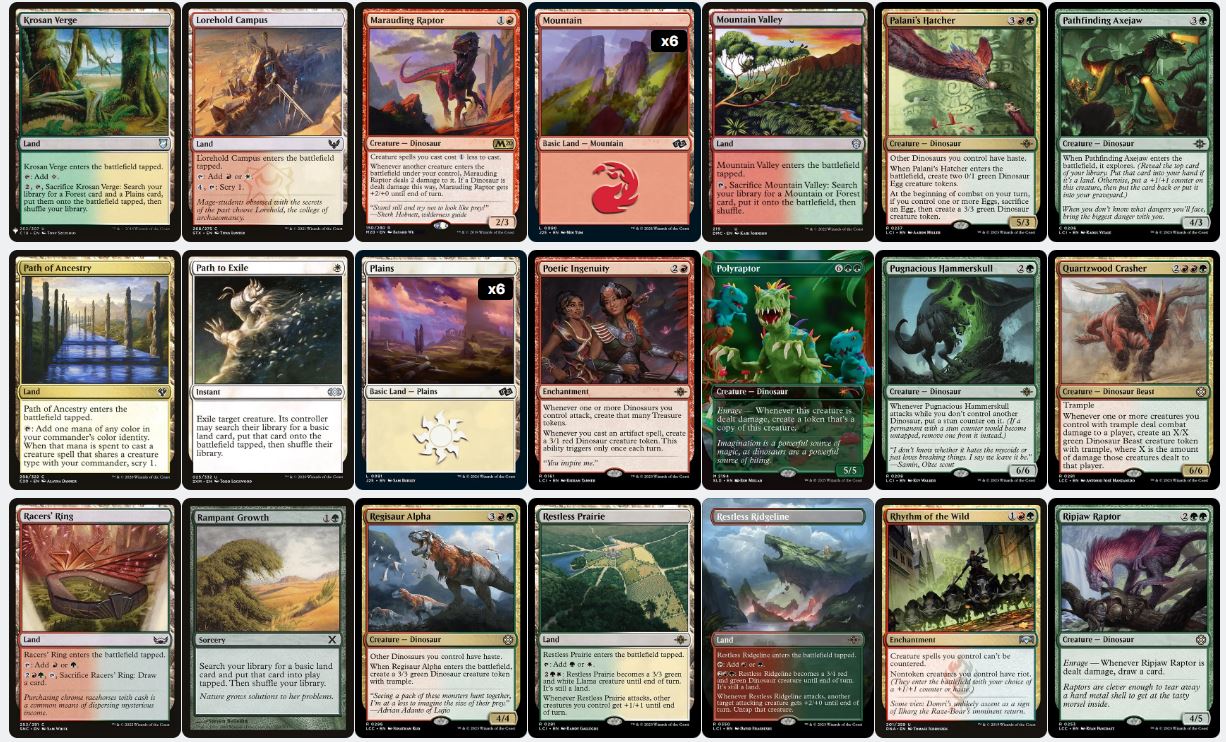 Gishath, Sun's Avatar - Custom EDH Commander Deck
